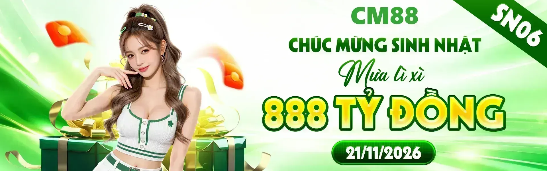 Phiên bản 1: CM88 – Thương hiệu giải trí trực tuyến năm 2026, ưu đãi nạp đầu 100%, đăng ký nhận +68K trải nghiệm nhiều sảnh game mới lạ, bảo mật dữ liệu, giao dịch nhanh gọn.